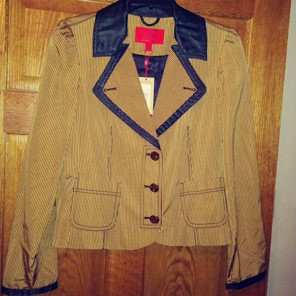 Designer Zac Posen Mod Retro Blazer and Skirt